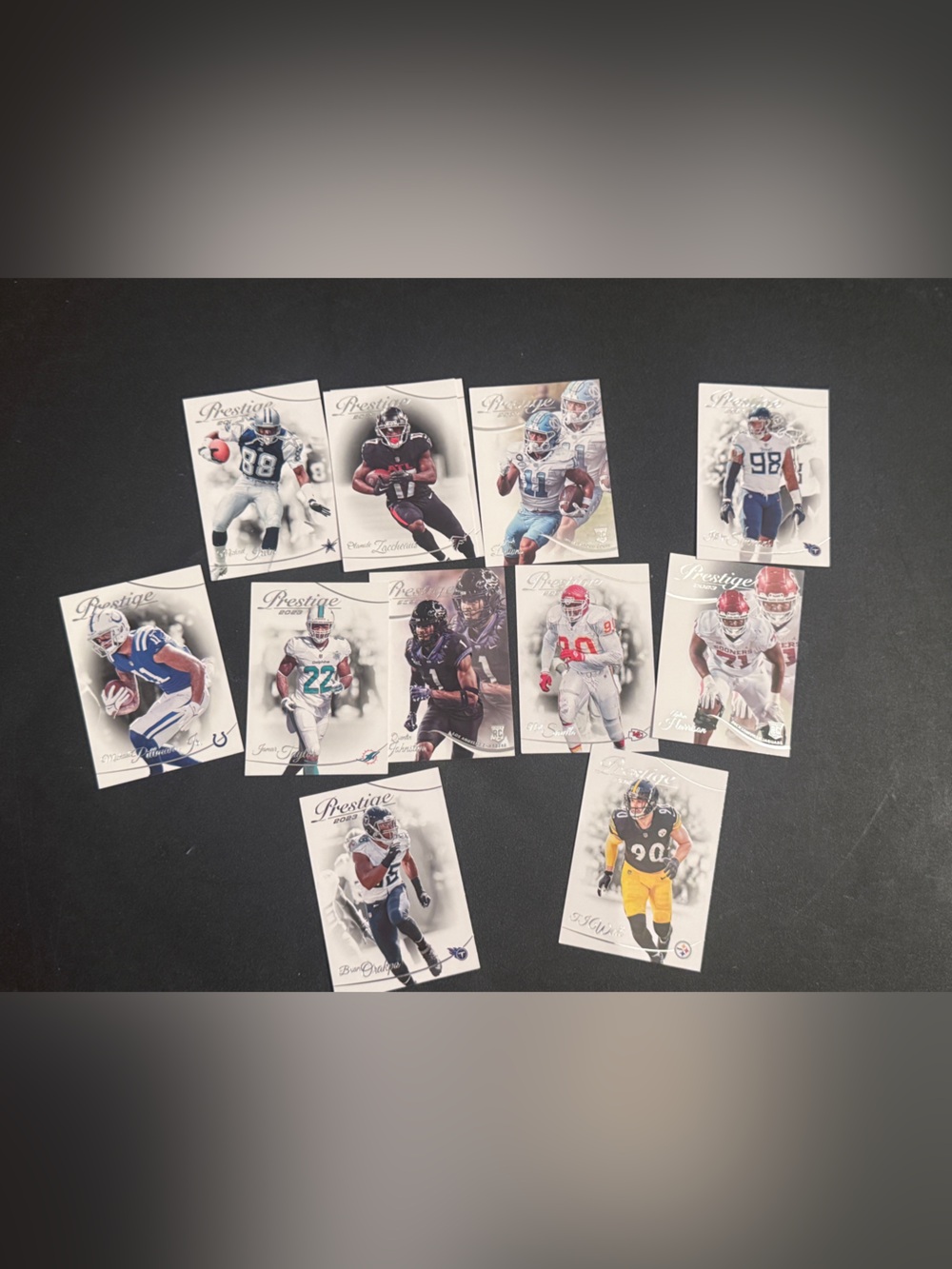 2023 Panini Prestige & Mosaic Mixed NFL Football Card Lot | Rookies & Parallels